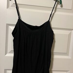 LOFT Spaghetti Strap Black Tank Top